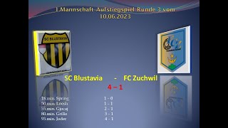 1.Mannschaft Aufstiegsspiel 3/2,Liga SC Blustavia - FC Zuchwil