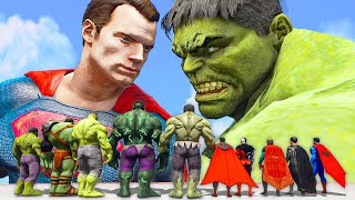 World War Hulk | Incredible Hulk Army vs Team Superman - What If