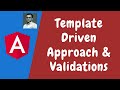 106. Apply Template Driven Approach and implement Validations for the authentication form - Angular