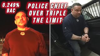 Police Chief Arrested for DWI at OVER TRIPLE the Limit