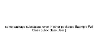 Java Access Modifiers Explained | public vs protected vs private vs default