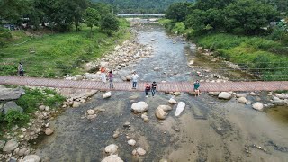 วิวมุมสูง คีรีวง อากาศดีที่สุดในประเทศไทย สะพานแขวนแห่งใหม่ นครศรีธรรมราช