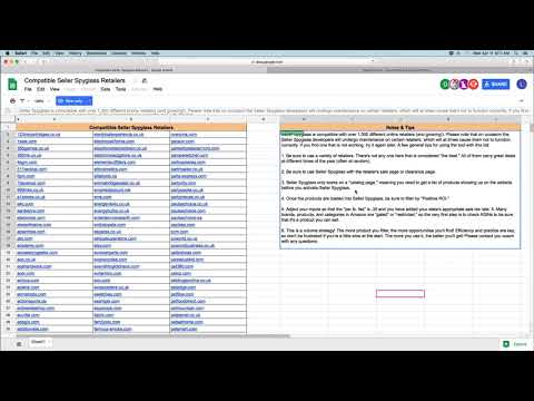 Amplizon Training: List of Seller Spyglass Retailers and Other Tips Amplizon Training: List of Seller Spyglass Retailers and Other Tips