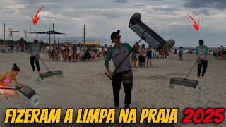 Dessa vez Fizeram a LIMPA NA PRAIA ✅