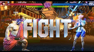 Street Fighter 6 E.HONDA vs Manon |快打旋風6魔王關：江戶主水本田對決瑪濃