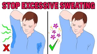 How to naturally stop excessive sweating in 4 minutes a day - hyperhidrosis