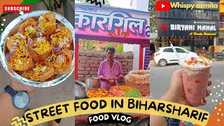 Places to eat street food in biharsharif | whispy Asmita