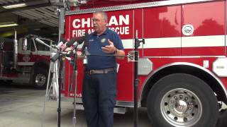 Live - Incident Commander Chris Schulte Q\u0026A with the Press on August 18th, 2015