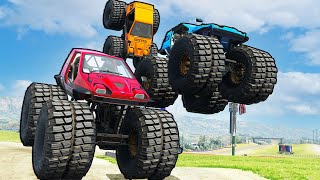 Racing The MONSTER WIGEON In BeamNG Multiplayer! Figure 8 Destruction! - BeamNG MP