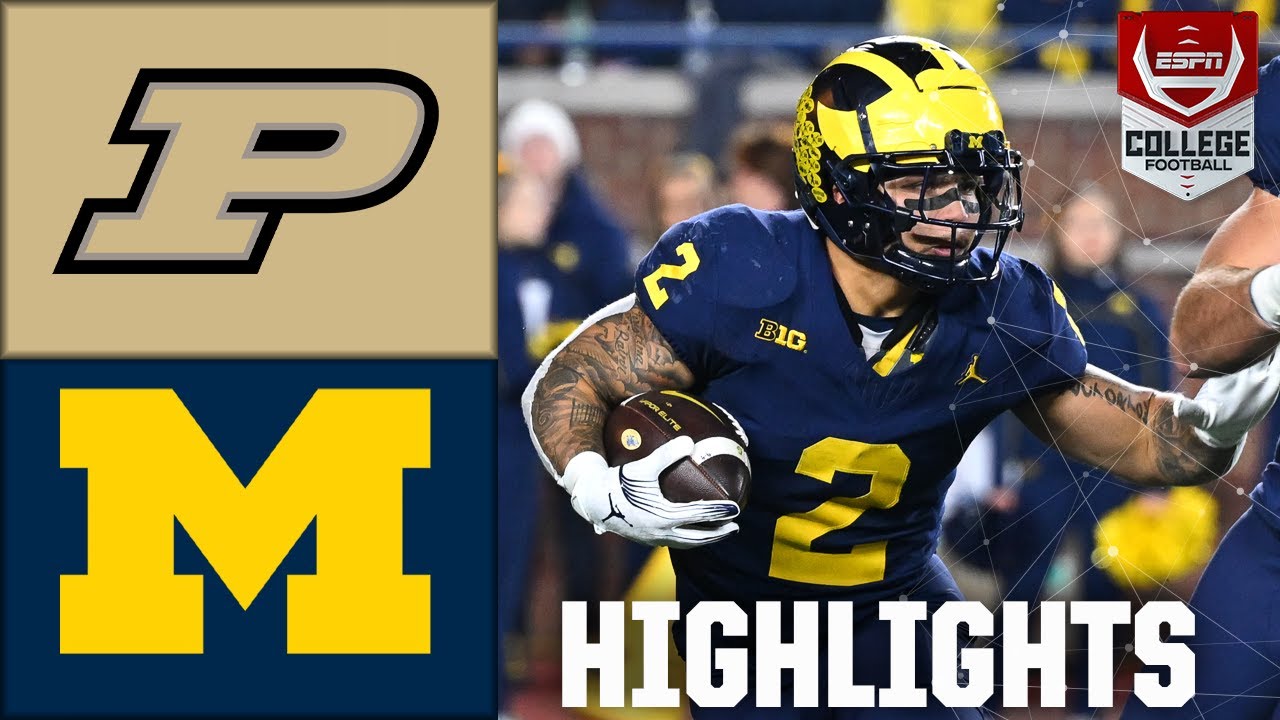 Purdue Boilermakers Vs. Michigan Wolverines | Full Game Highlights