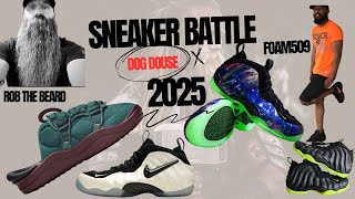 Sneaker Battle at the Dog House : Foam509 Vs Rob the Beard #nike #sneakerbattle #Live