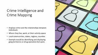 Crime Analysis and Crime Mapping