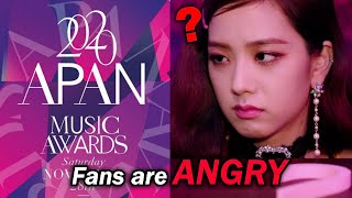 BLINKs worldwide are ANGRY at the APAN Music Award Bonsang tilte