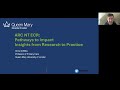 Pathways to Impact: Insights from Research to Practice Webinar