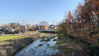 Ochiai River in Minamisawa 3-chome, Higashikurume-shi in mid-December