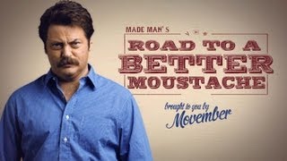 How to Grow a Moustache with Nick Offerman - Movember