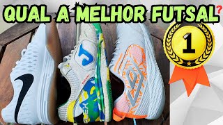 MELHORES CHUTEIRAS DE FUTSAL HOJE? NIKE LUNAR GATO 2, JOMA TOP FLEX REBOUND OU UMBRO PRO 5 BUMP❓🏆👀