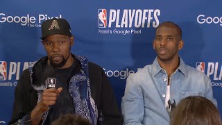 Kevin Durant and Chris Paul defend Russell Westbrook from his critics