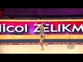 ZELIKMAN Nicol ISR  2019 Rhythmic Worlds Baku AZE  Qualifications Clubs