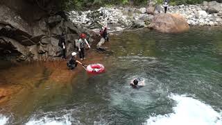 鷹山壁 登山隊が行く【滑川大滝までの沢登り】