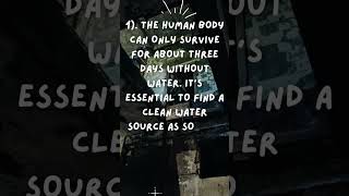TOP Survival Facts - PART ONE! #shorts