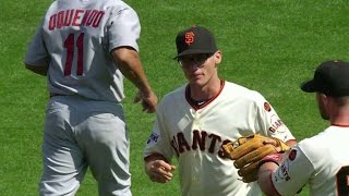 STL@SF: Tomlinson snares liner, doubles off Carpenter