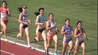 日本陸上混成競技2018 女子七種 800m1組