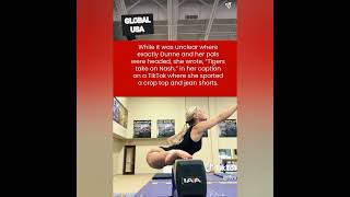 lsu gymnastics Olivia Dunne shows off flexibility on tiktok #usa #global #lsu #oliviadunne