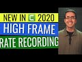 High Frame Rate HFR Recording in Camtasia 2020