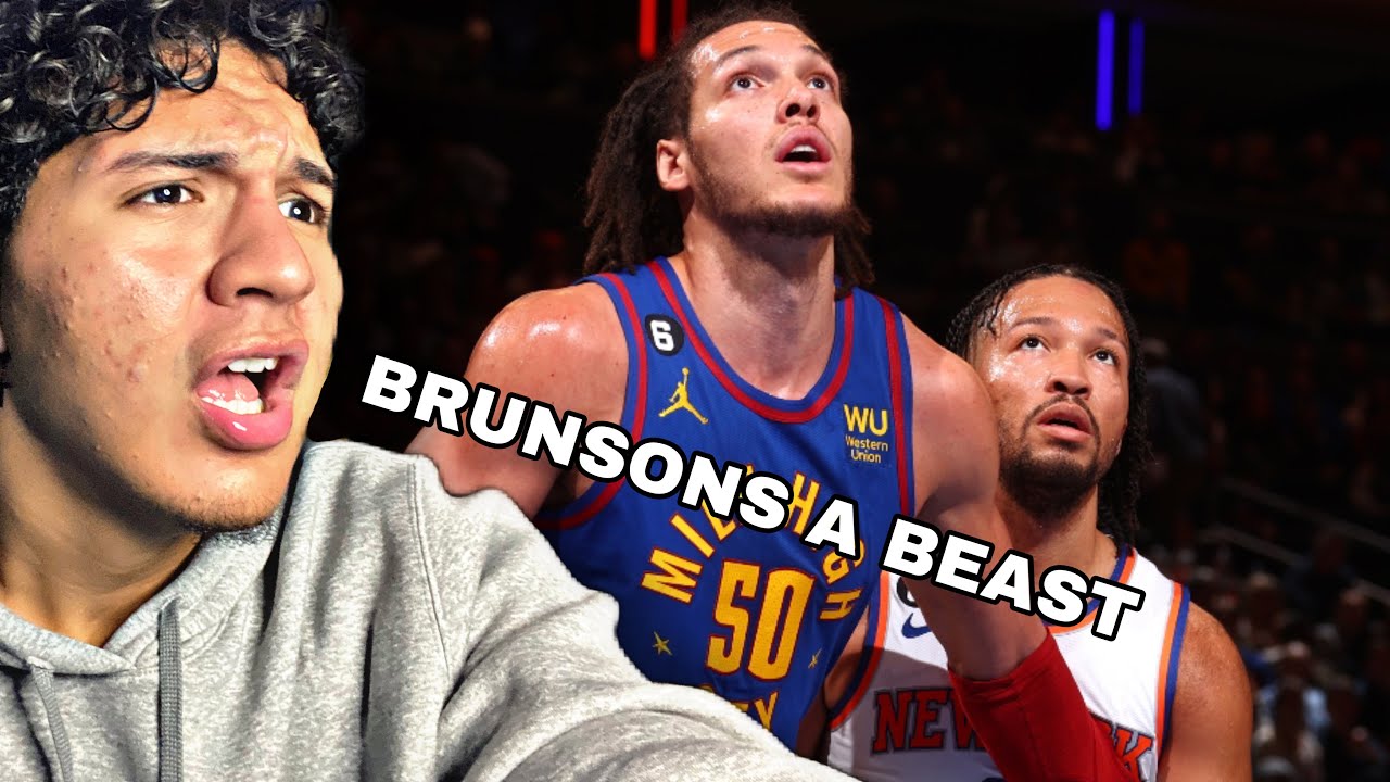 New York Knicks Vs Denver Nuggets Reaction | FULL GAME HIGHLIGHTS - YouTube