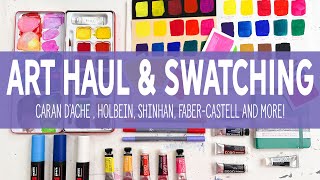 Art Supply Haul - First of 2025 (Holbein, Caran D’Ache, Faber-Castell and More!)