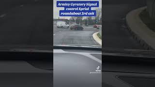 Armley Gyratory signal control roundabout Leeds 3rd exit right follow the sign for Bradford