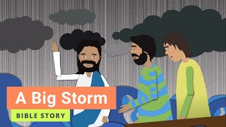 🔶 BIBLE stories for kids - A Big Storm (Kindergarten Y.A Q2 E2) 👉 #gracelink