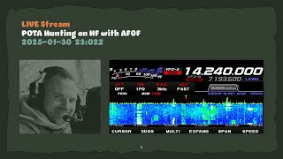 Live HF POTA Hunting AF0F 2025-01-30 2302Z