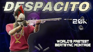 Despacito - Beat Sync Montage | World"s Fastest Free Fire Beat Sync Montage | xtyasirgaming