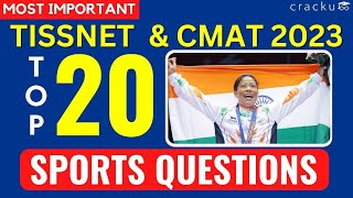 Most Expected Static GK (Sports) Questions for CMAT 2023 | TISSNET 2023