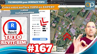 SURFACE #TOPOGRAPHIQUE : Devenir un #expert  en 2 minutes - Tuto #REVIT Gratuit n°167