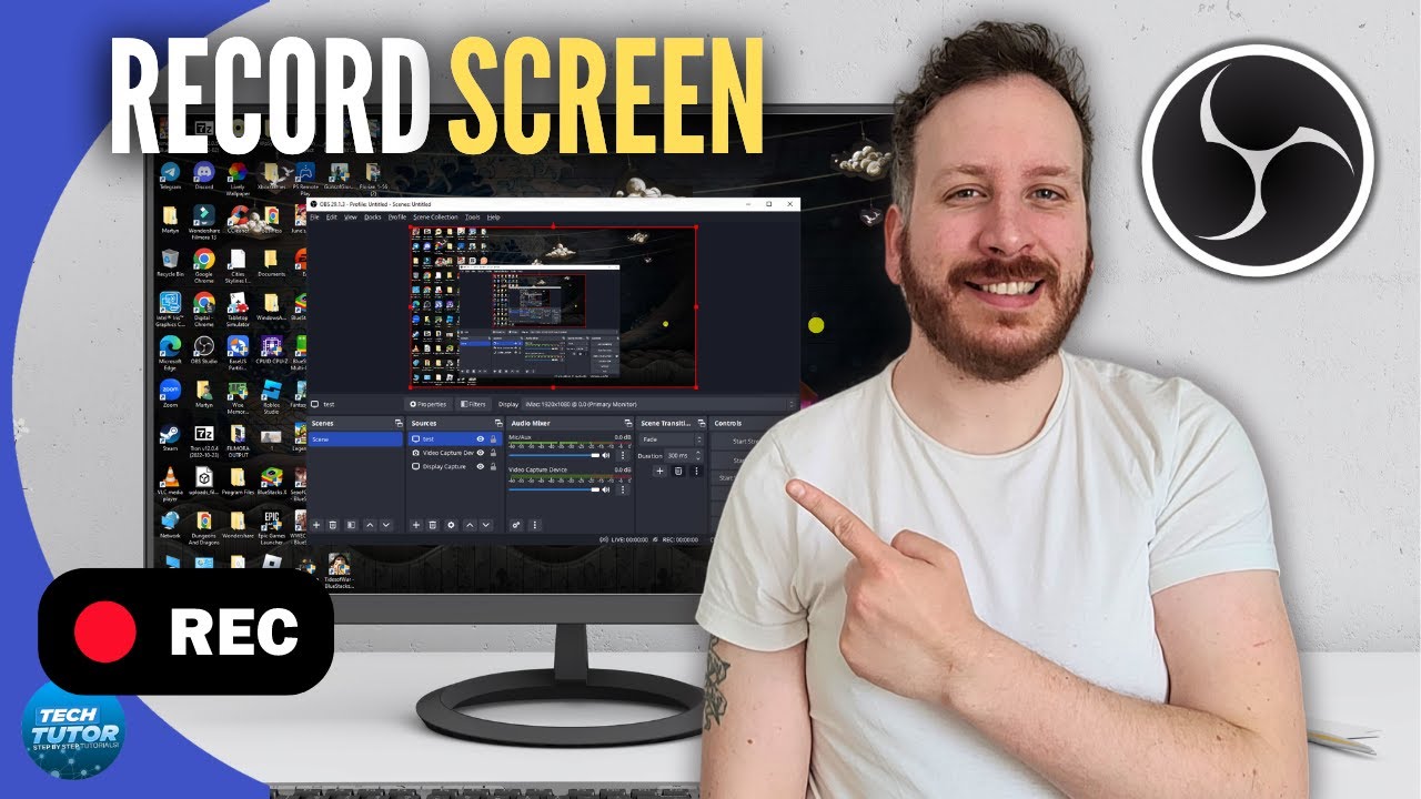 How To Use Obs Studio To Record Screen Youtube
