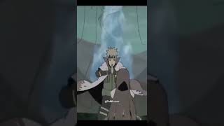 #MINATO SEALS NINE TAILS IN #NARUTO