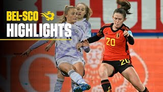 Belgium 1-1 Scotland | Draw at Den Dreef | Women's Nations League