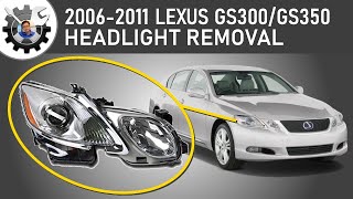 3rd Gen LEXUS GS Headlight Removal