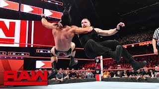 The Shield vs. Braun Strowman, Dolph Ziggler & Drew McIntyre: Raw, Oct. 8, 2018