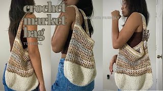 how to: crochet market bag