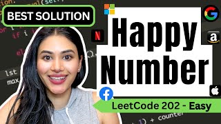 Happy Number - LeetCode 202 - Python #happynumber #leetcode
