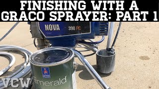 Finishing Cabinets with Graco Airless Sprayer: Part 1