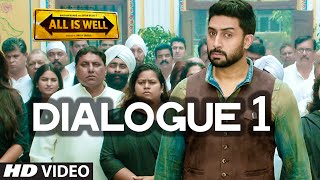 All Is Well Dialogue - 'Bahut Marunga' | T-Series