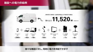 災害時に電源を確保 - 移動電源車 SANUPS POWER SYSTEMS