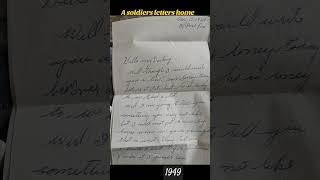 A soldiers letters home       November 14th 1949