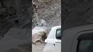 😱 Landslide in Uttarkashi 😰 Dangerous road😓 Uttrakhand top road 😰