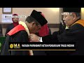 wisuda purnabakti ketua pengadilan tinggi medan ma news